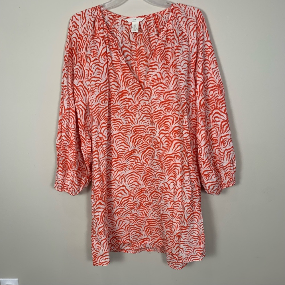 H&M Balloon Sleeve Lightweight Cotton Dress - Picture 11 of 15